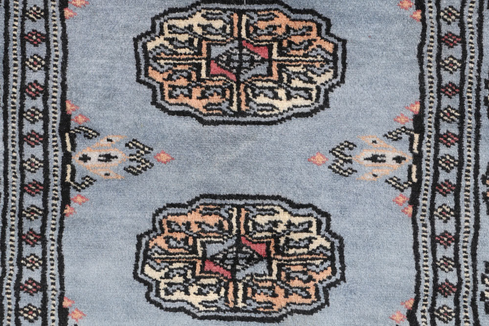 Light Slate Grey Bokhara 1' 11 x 6' 1 - No. 47395 - ALRUG Rug Store