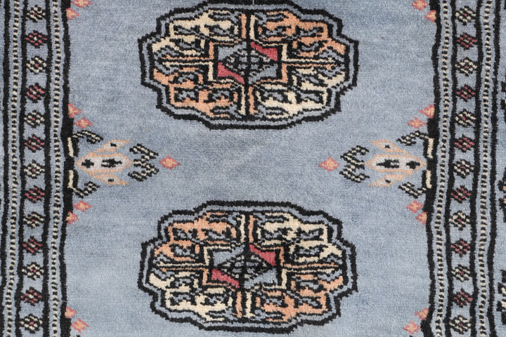 Light Slate Grey Bokhara 1' 11 x 6' 1 - No. 47395 - ALRUG Rug Store