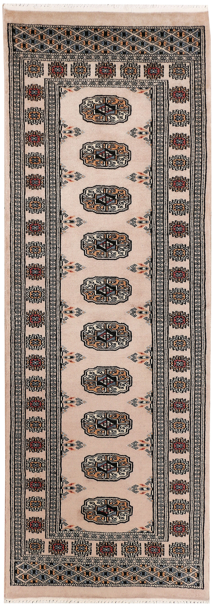 Tan Bokhara 2' 1 x 5' 10 - No. 47402 - ALRUG Rug Store