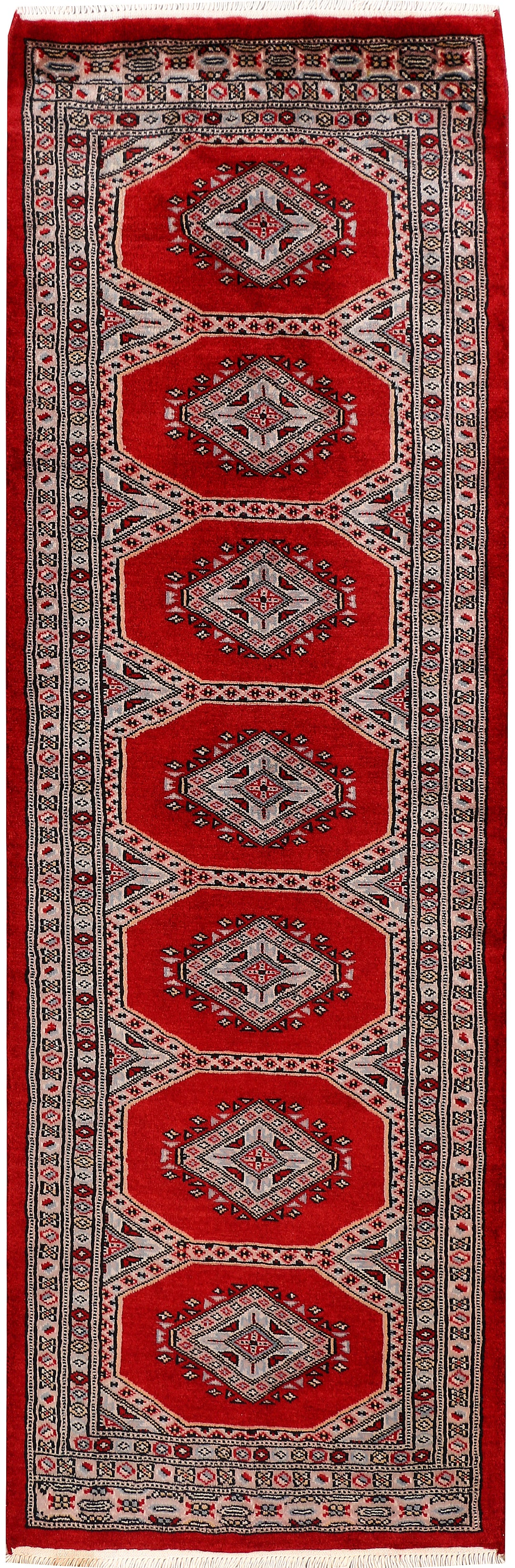 Firebrick Jaldar 2' 1 x 6' 4 - No. 47403 - ALRUG Rug Store