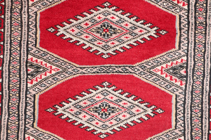 Firebrick Jaldar 2' 1 x 6' 2 - No. 47405 - ALRUG Rug Store
