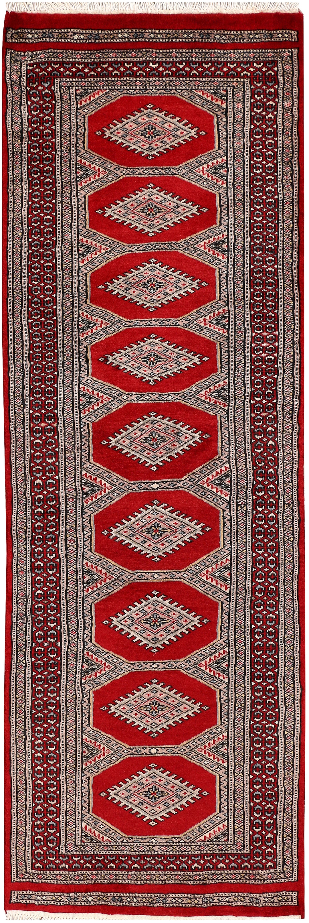 Firebrick Jaldar 2' 1 x 6' 2 - No. 47405 - ALRUG Rug Store