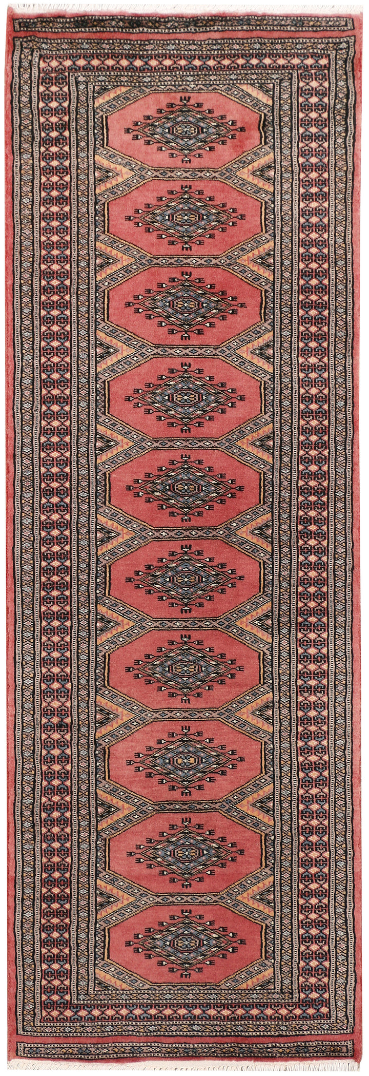 Dark Salmon Jaldar 2' 1 x 6' 2 - No. 47406 - ALRUG Rug Store