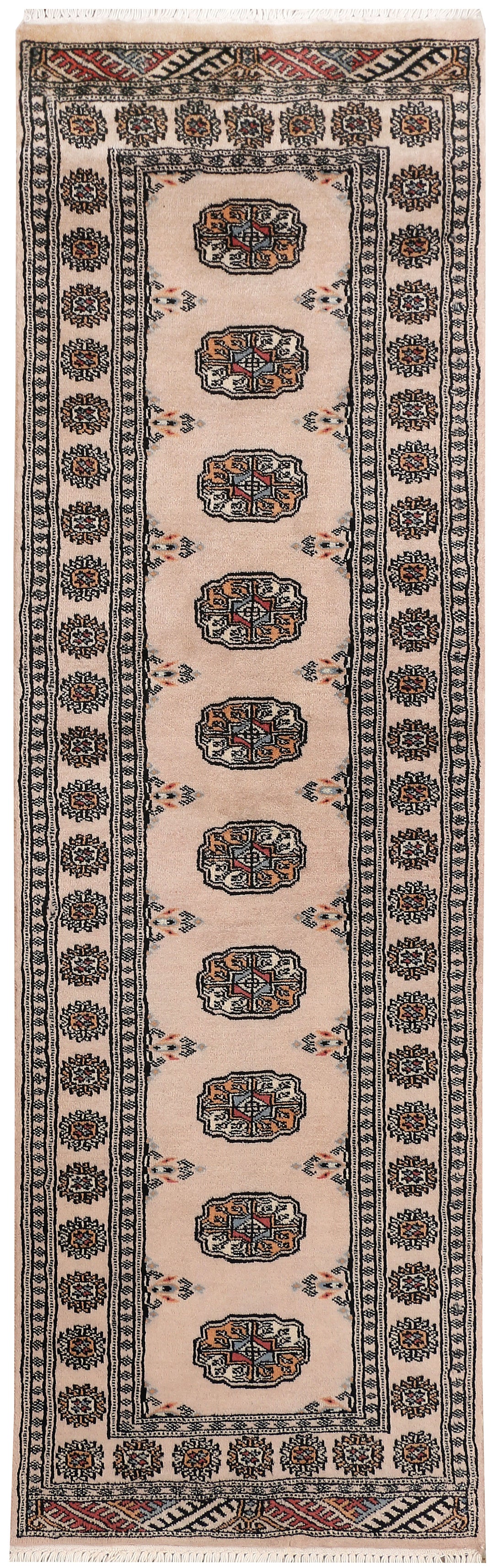 Bisque Bokhara 2' x 6' 5 - No. 47409 - ALRUG Rug Store
