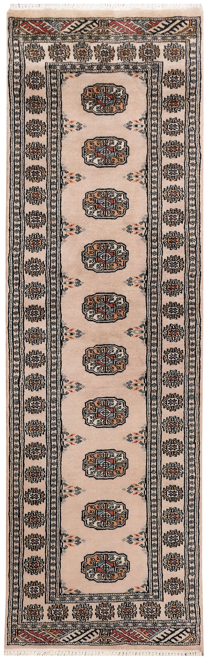 Bisque Bokhara 2' x 6' 5 - No. 47409 - ALRUG Rug Store