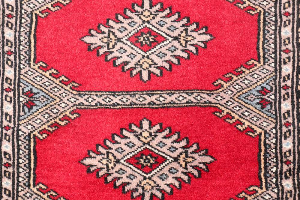 Firebrick Jaldar 2' 1 x 6' 3 - No. 47411 - ALRUG Rug Store