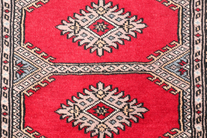 Firebrick Jaldar 2' 1 x 6' 3 - No. 47411 - ALRUG Rug Store