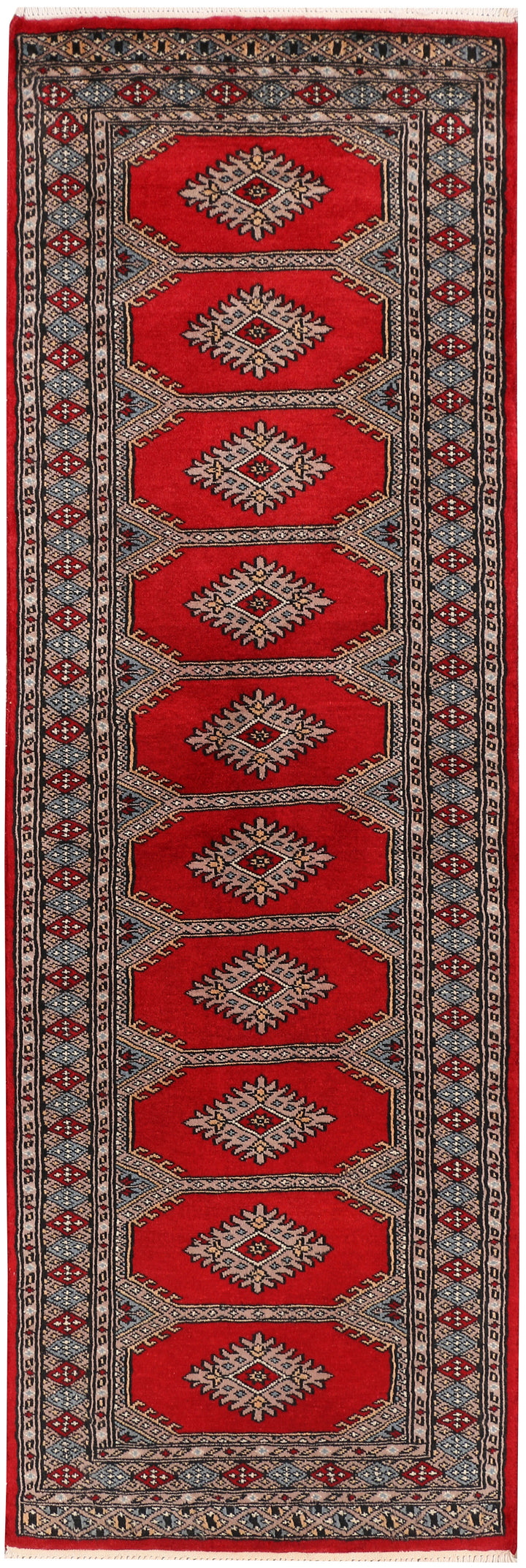 Firebrick Jaldar 2' 1 x 6' 3 - No. 47411 - ALRUG Rug Store