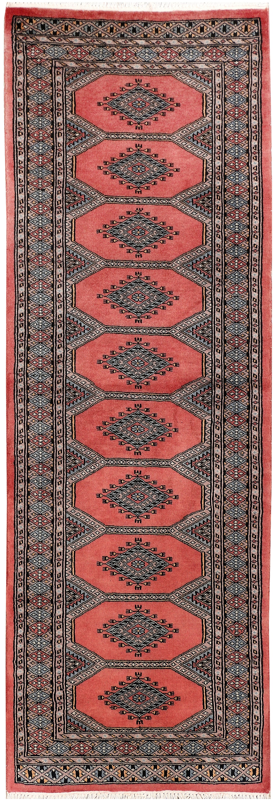 Dark Salmon Jaldar 2' 1 x 6' 1 - No. 47413 - ALRUG Rug Store