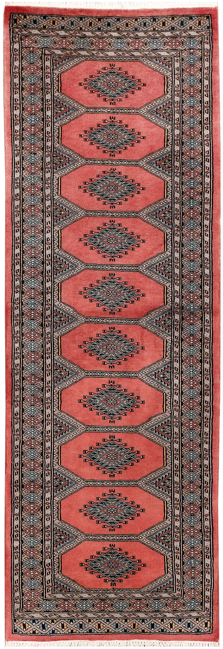 Dark Salmon Jaldar 2' 1 x 6' 1 - No. 47413 - ALRUG Rug Store