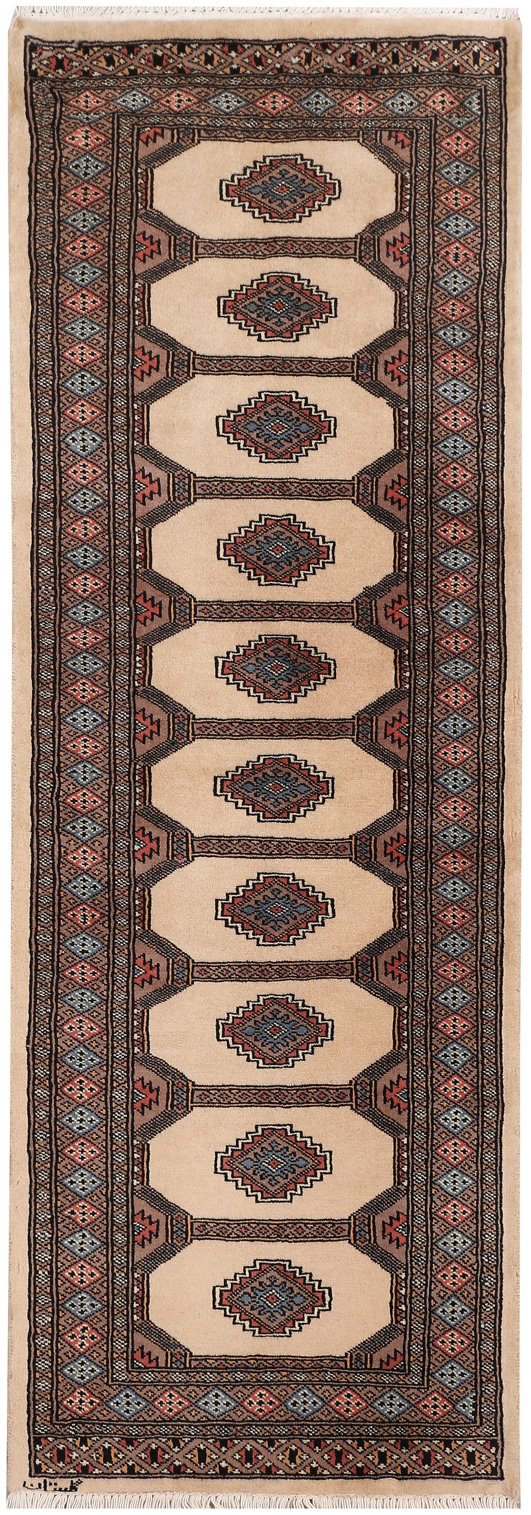 Bisque Jaldar 2' 1 x 6' - No. 47416 - ALRUG Rug Store