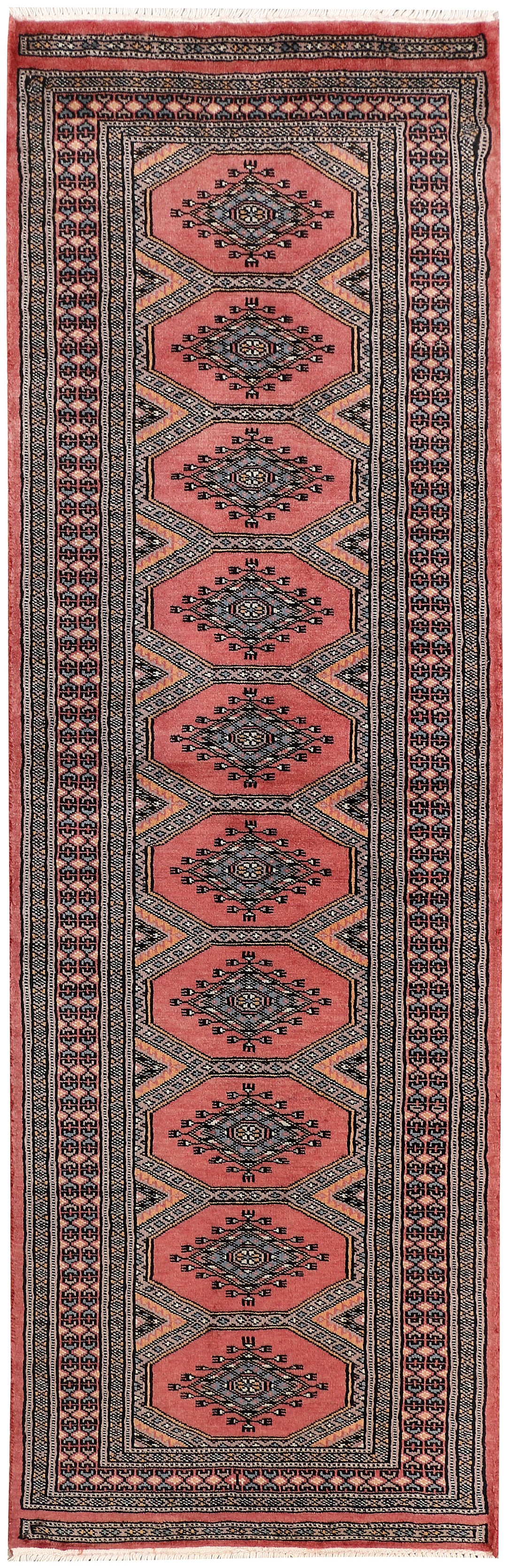 Dark Salmon Jaldar 2' 1 x 6' 4 - No. 47417 - ALRUG Rug Store
