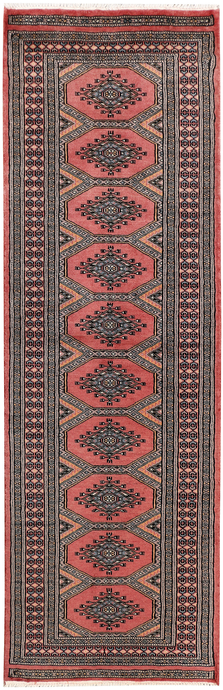Dark Salmon Jaldar 2' 1 x 6' 4 - No. 47417 - ALRUG Rug Store