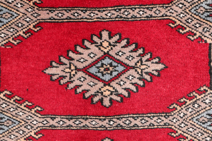 Firebrick Jaldar 2' 1 x 6' 3 - No. 47418 - ALRUG Rug Store