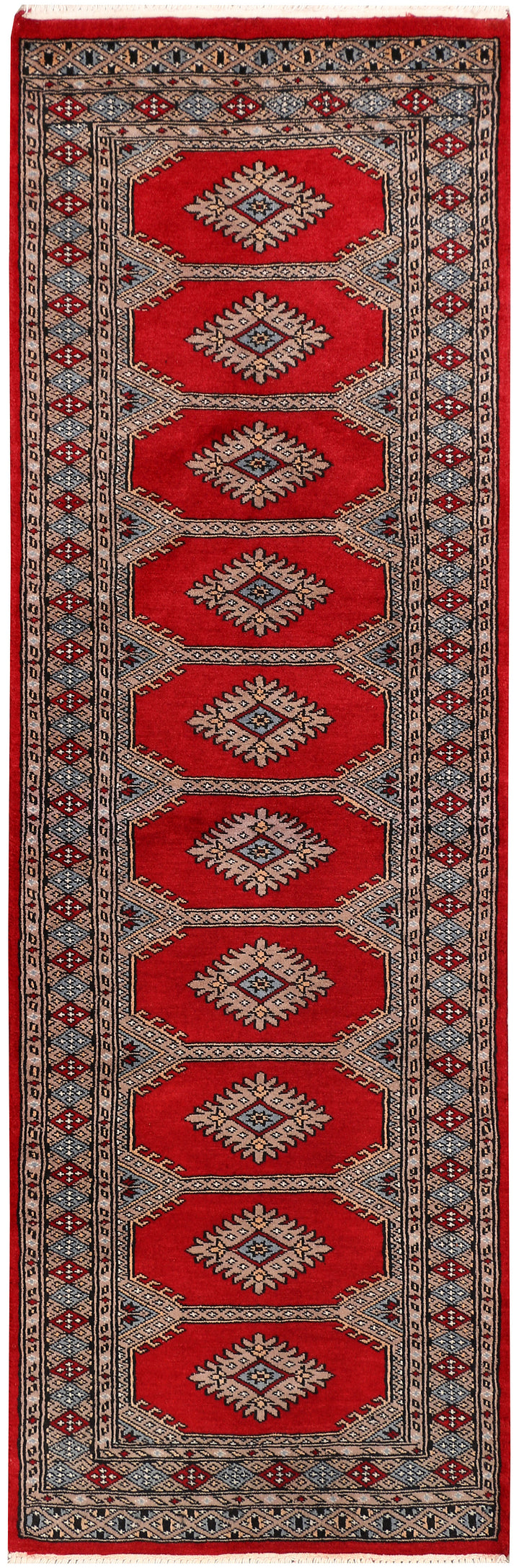 Firebrick Jaldar 2' 1 x 6' 3 - No. 47418 - ALRUG Rug Store