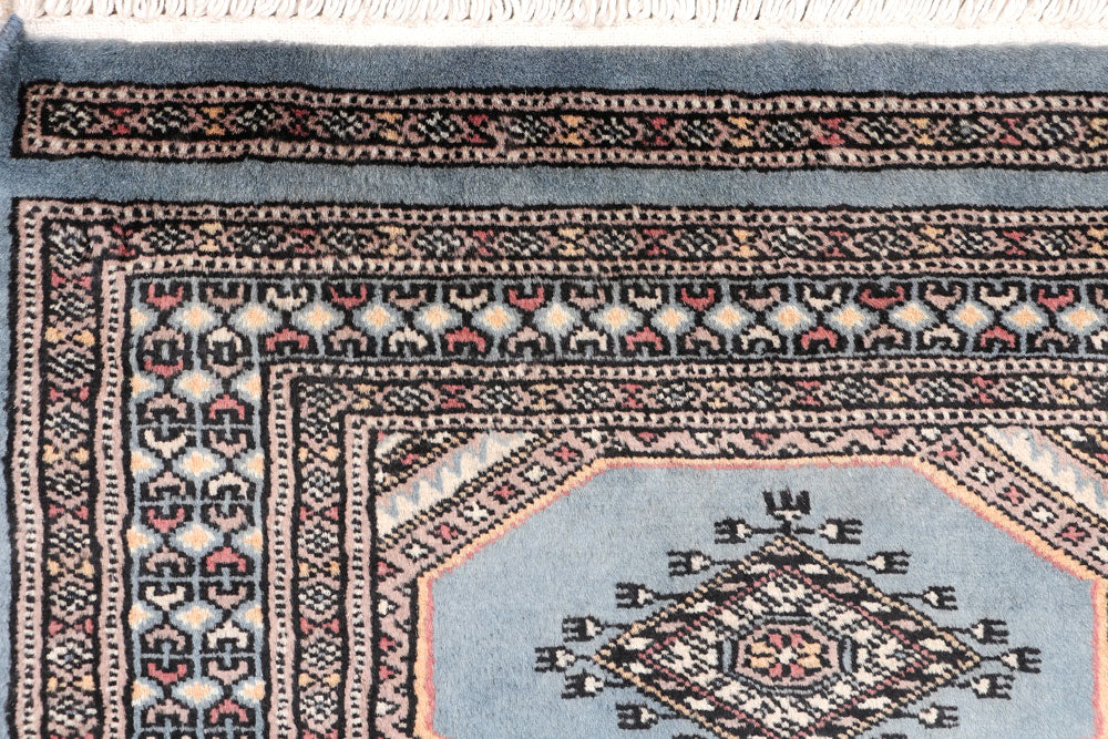 Light Slate Grey Jaldar 2' x 6' 4 - No. 47421 - ALRUG Rug Store