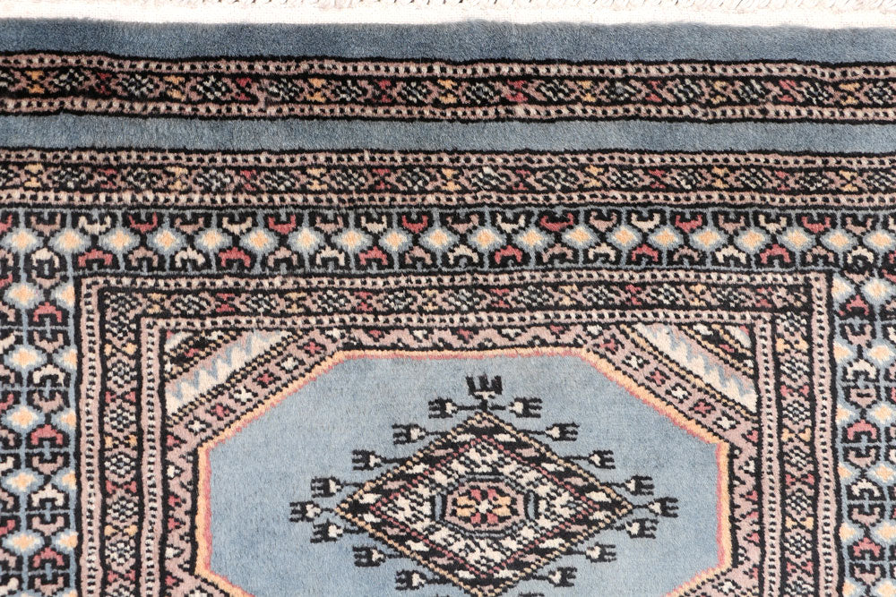 Light Slate Grey Jaldar 2' x 6' 4 - No. 47421 - ALRUG Rug Store