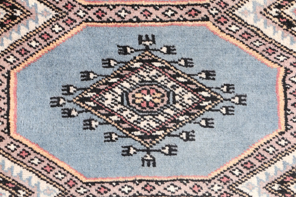 Light Slate Grey Jaldar 2' x 6' 4 - No. 47421 - ALRUG Rug Store