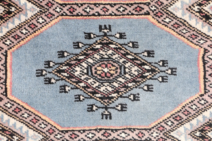 Light Slate Grey Jaldar 2' x 6' 4 - No. 47421 - ALRUG Rug Store