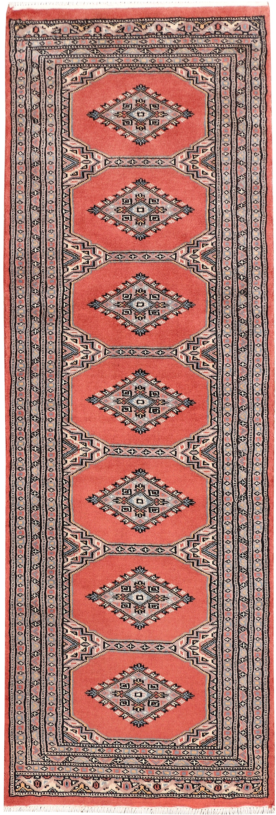 Salmon Jaldar 2' x 6' 2 - No. 47422 - ALRUG Rug Store