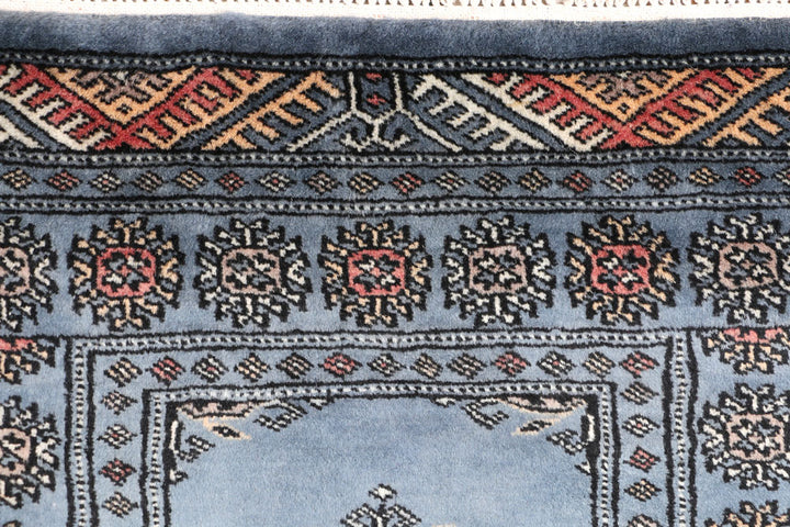 Light Slate Grey Butterfly 2' x 6' 5 - No. 47425 - ALRUG Rug Store