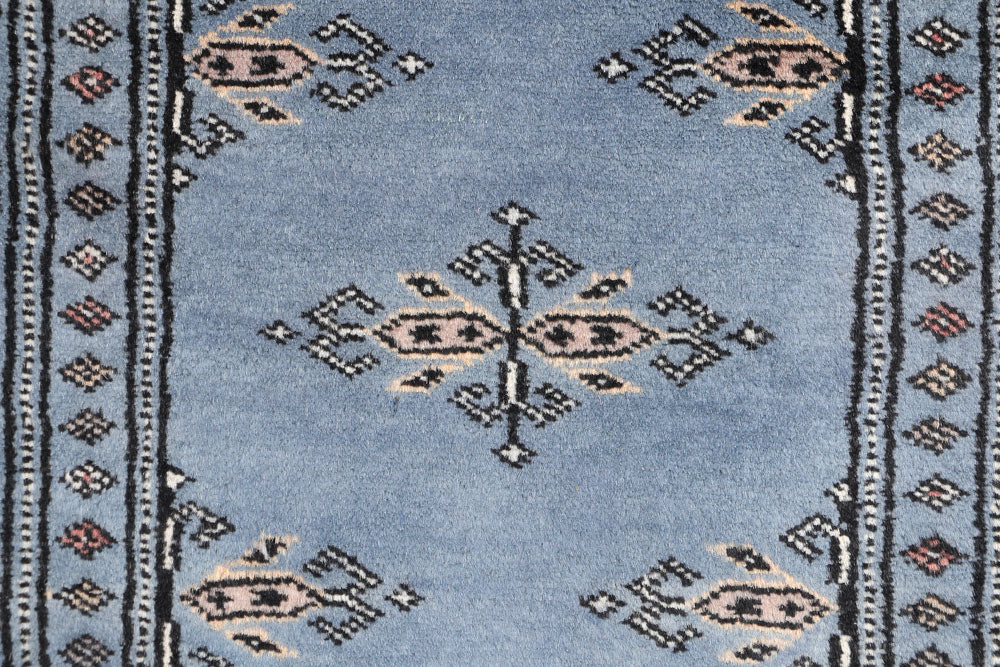 Light Slate Grey Butterfly 2' x 6' 5 - No. 47425 - ALRUG Rug Store