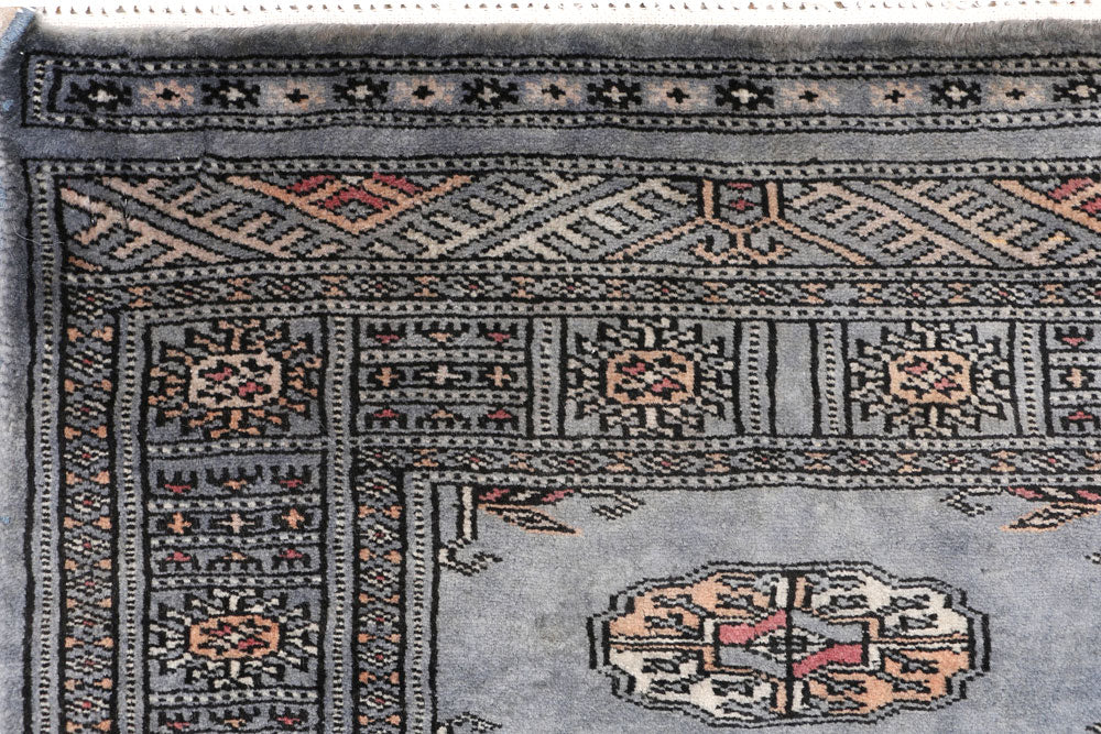 Grey Bokhara 2' 1 x 5' 11 - No. 47428 - ALRUG Rug Store