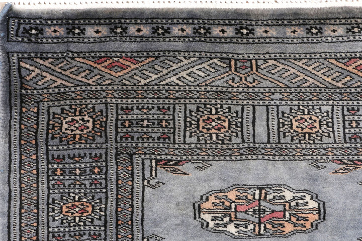 Grey Bokhara 2' 1 x 5' 11 - No. 47428 - ALRUG Rug Store