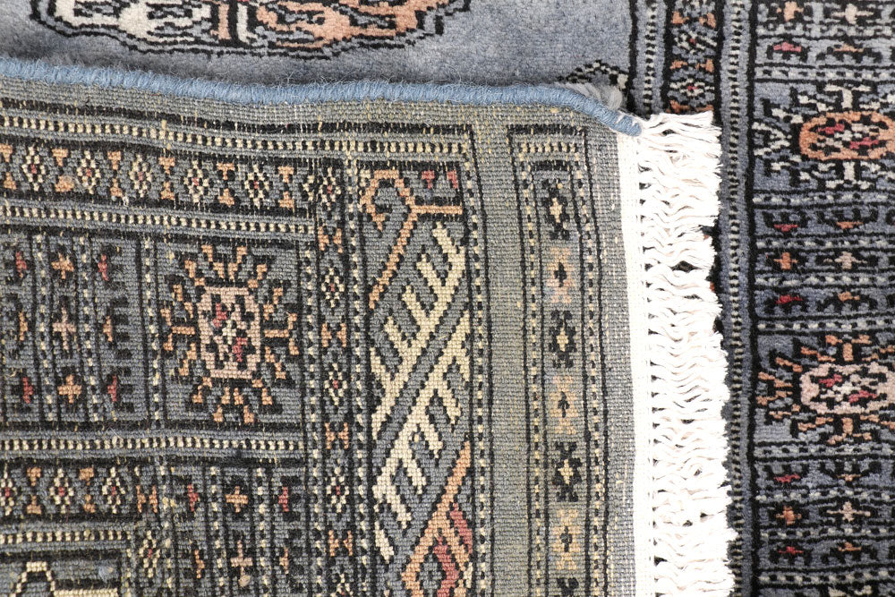 Grey Bokhara 2' 1 x 5' 11 - No. 47428 - ALRUG Rug Store