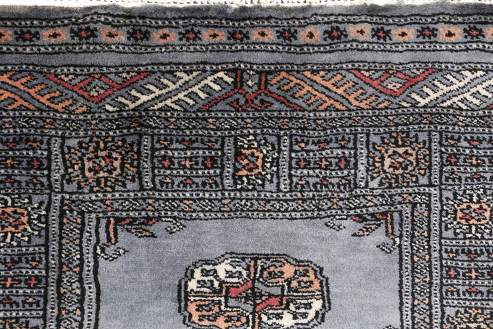 Slate Grey Bokhara 2' 1 x 5' 11 - No. 47431 - ALRUG Rug Store