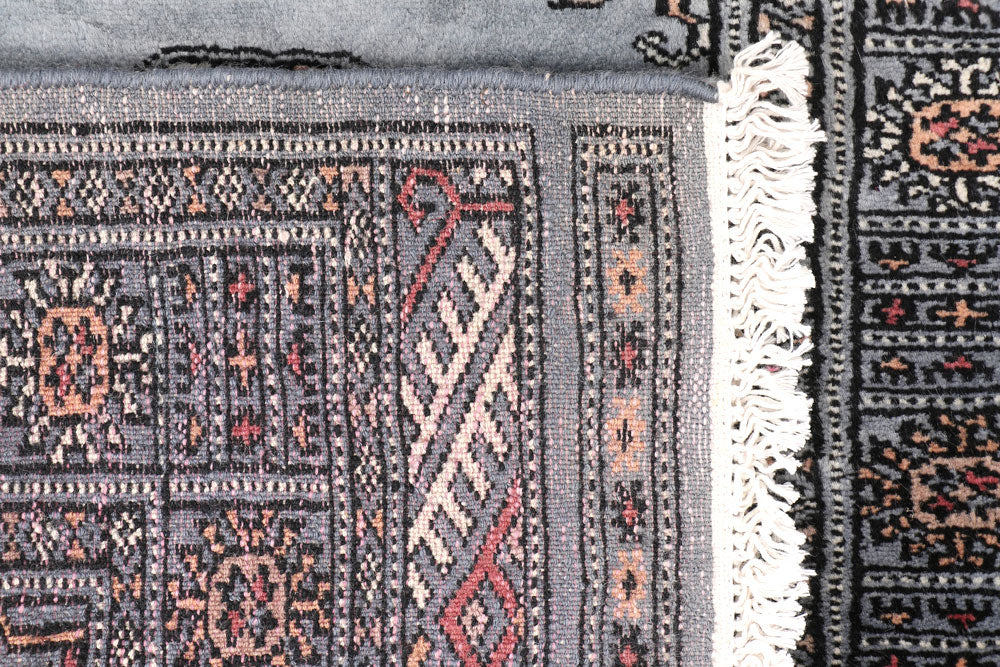 Slate Grey Bokhara 2' 1 x 5' 11 - No. 47431 - ALRUG Rug Store