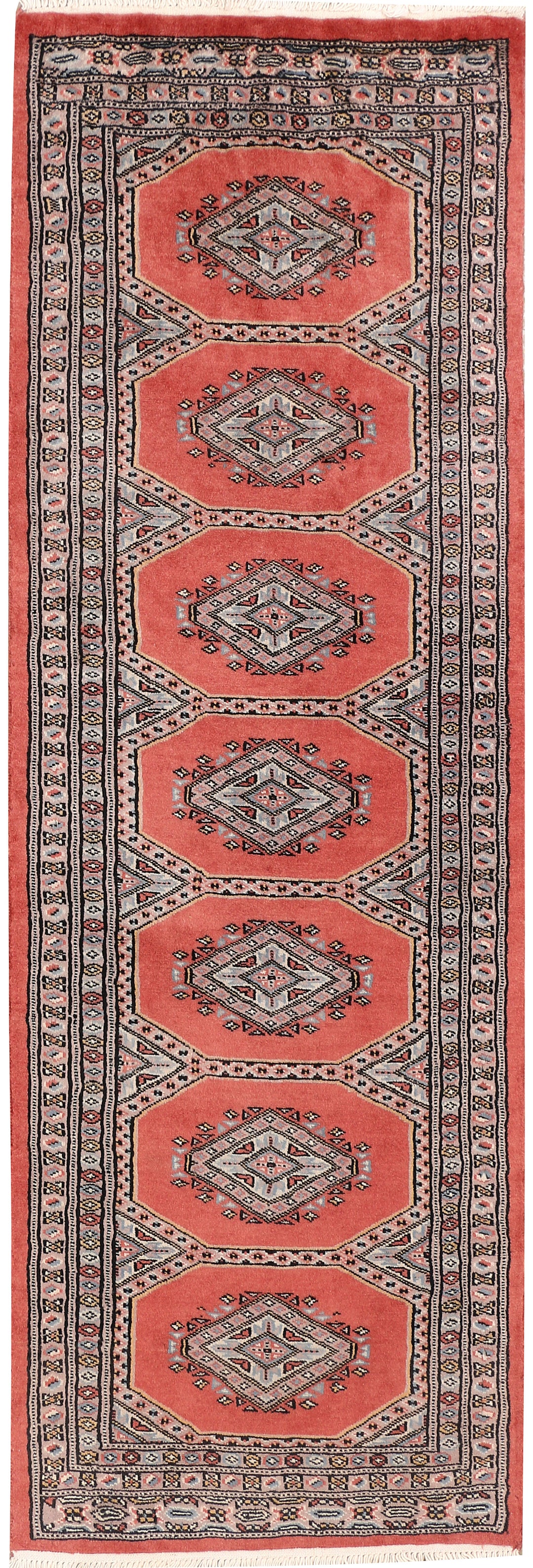 Dark Salmon Jaldar 2' 1 x 6' 2 - No. 47433 - ALRUG Rug Store