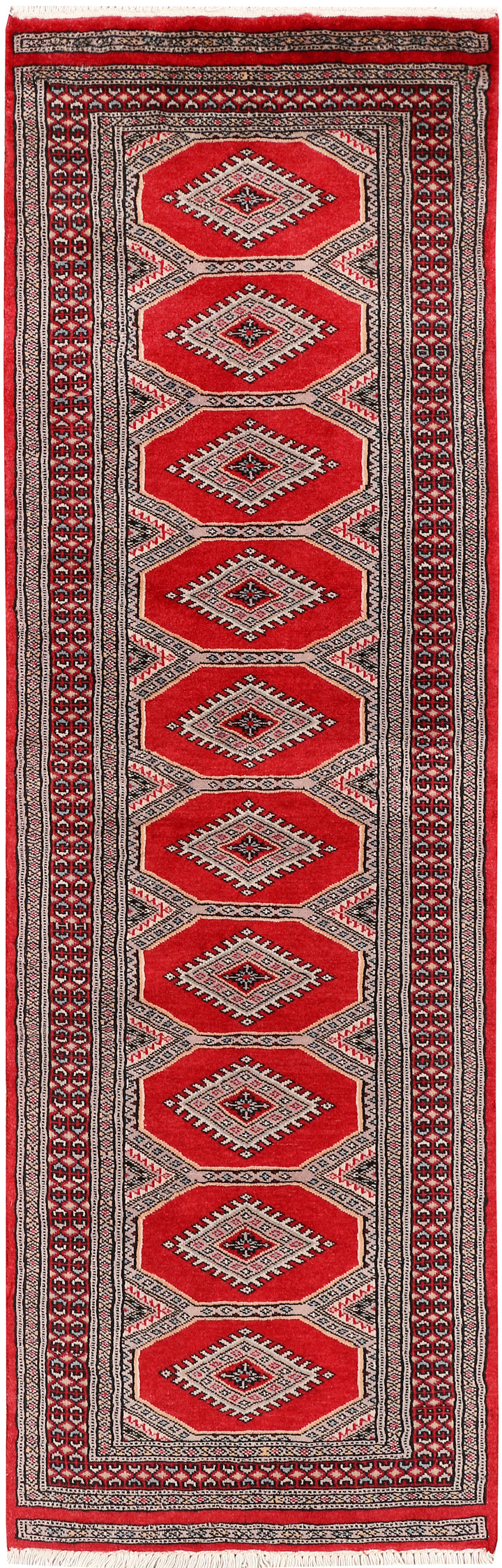 Firebrick Jaldar 2' x 6' 4 - No. 47434 - ALRUG Rug Store