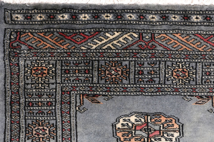 Dark Grey Bokhara 2' x 6' - No. 47435 - ALRUG Rug Store