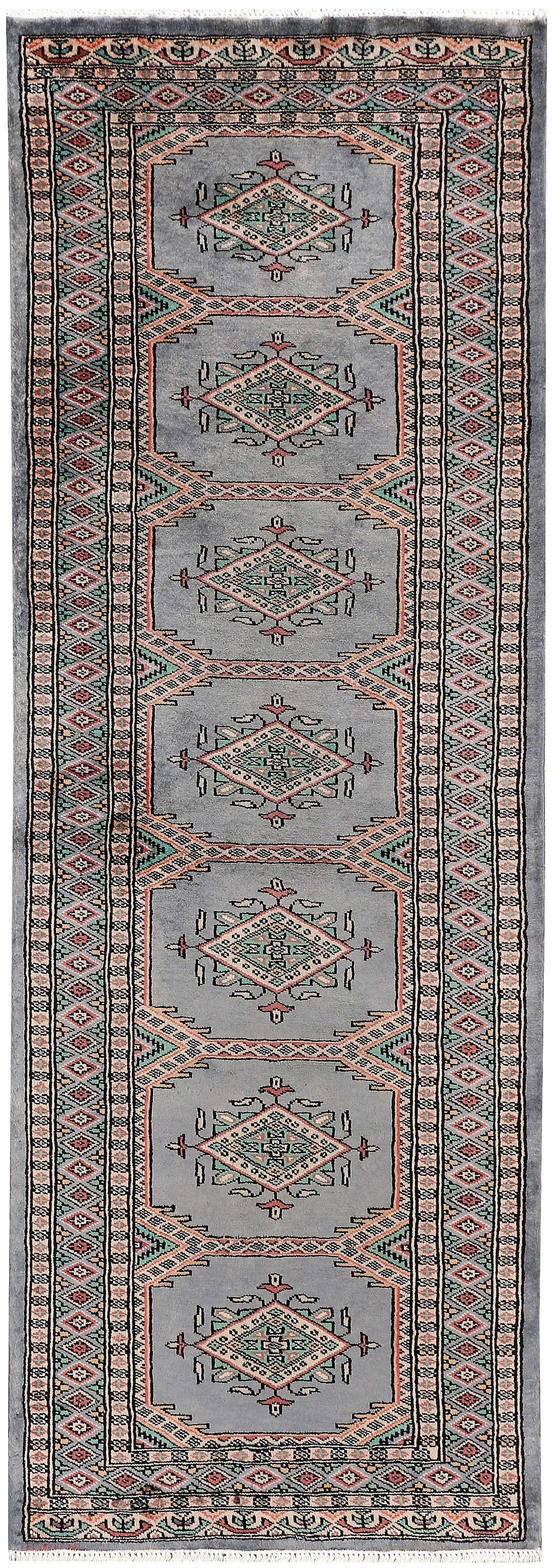 Dark Grey Jaldar 2' 1 x 6' - No. 47437 - ALRUG Rug Store