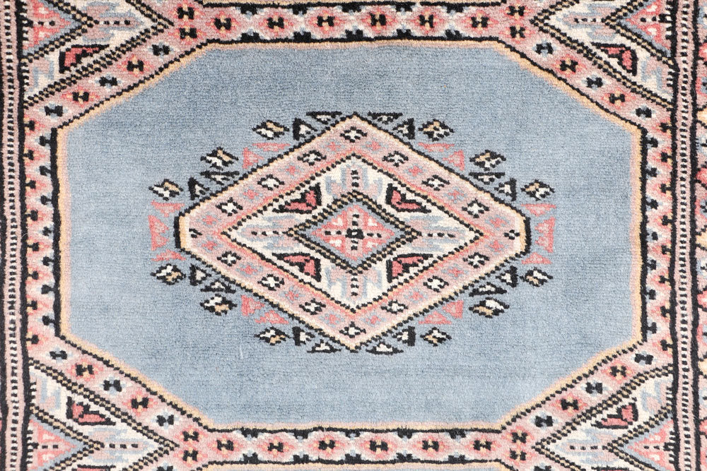 Light Slate Grey Jaldar 2' x 6' 4 - No. 47439 - ALRUG Rug Store