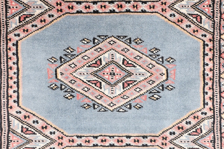 Light Slate Grey Jaldar 2' x 6' 4 - No. 47439 - ALRUG Rug Store
