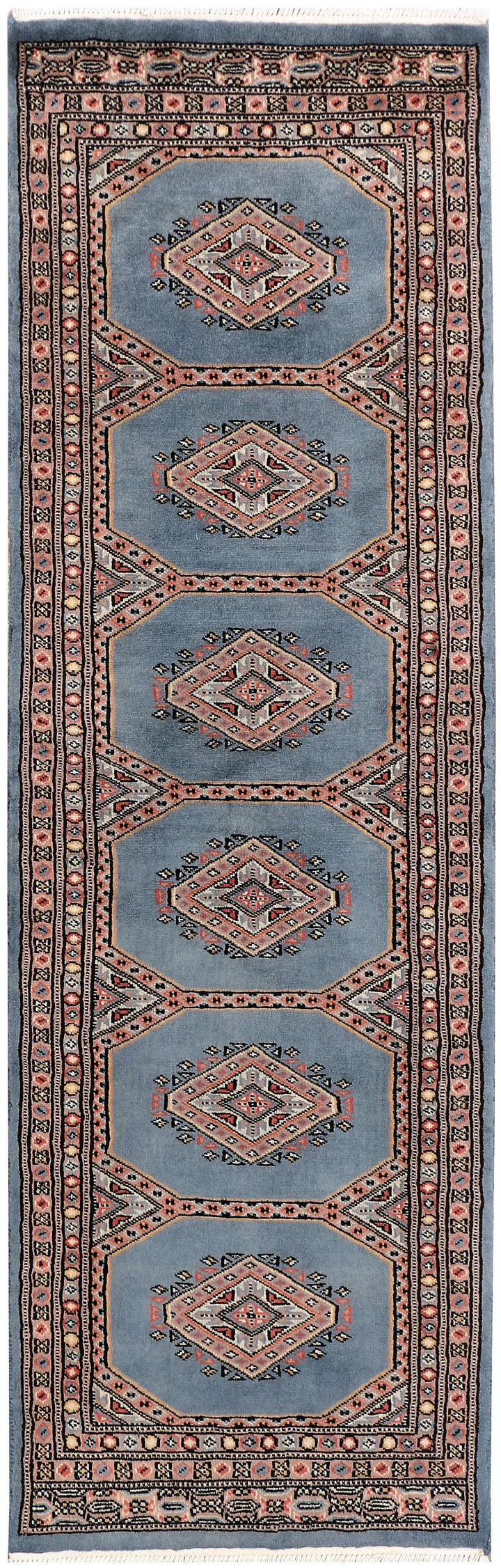 Light Slate Grey Jaldar 2' x 6' 4 - No. 47439 - ALRUG Rug Store