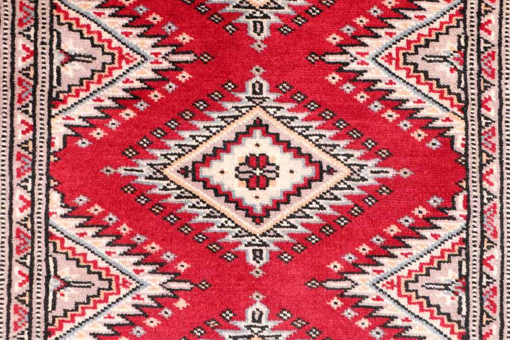 Firebrick Jaldar 2' 1 x 6' 7 - No. 47444 - ALRUG Rug Store