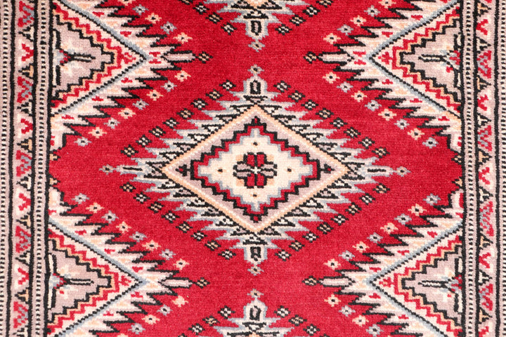 Firebrick Jaldar 2' 1 x 6' 7 - No. 47444 - ALRUG Rug Store