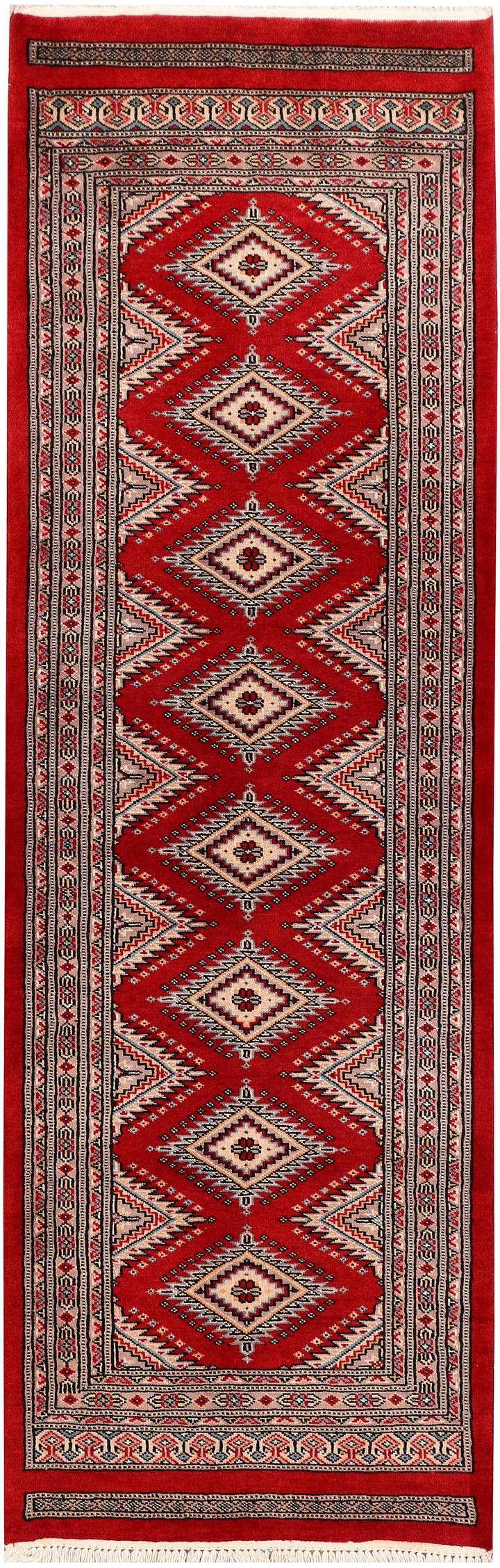 Firebrick Jaldar 2' 1 x 6' 7 - No. 47444 - ALRUG Rug Store