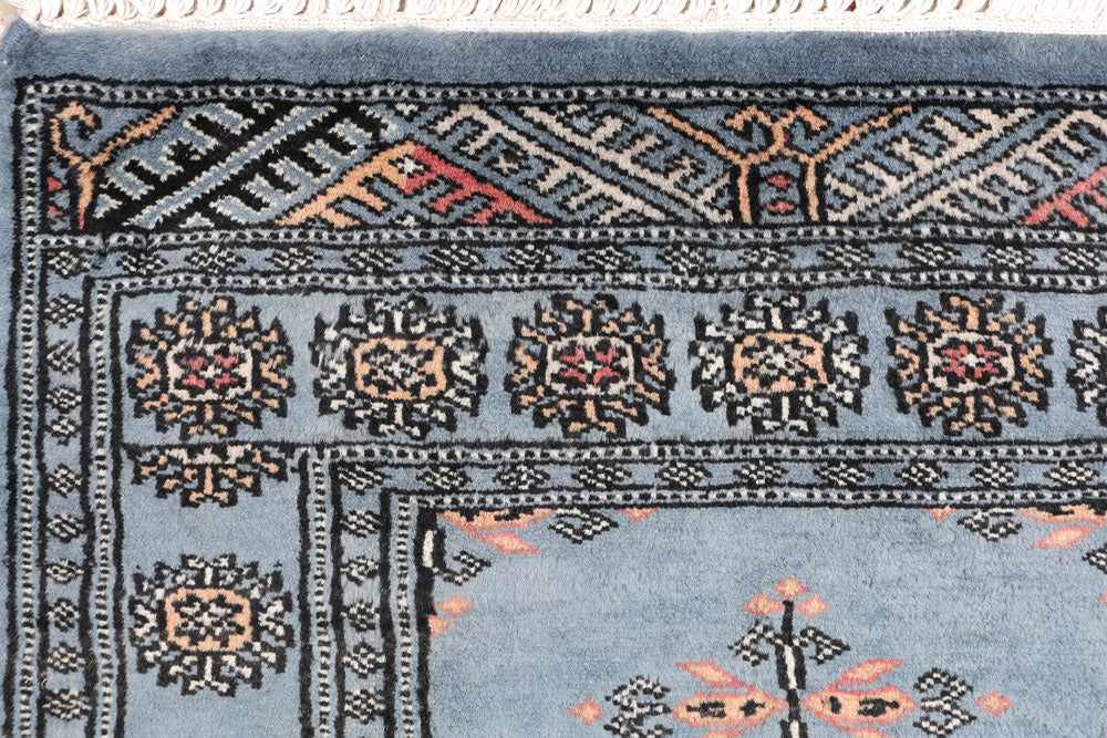 Light Slate Grey Butterfly 2' x 6' 2 - No. 47445 - ALRUG Rug Store