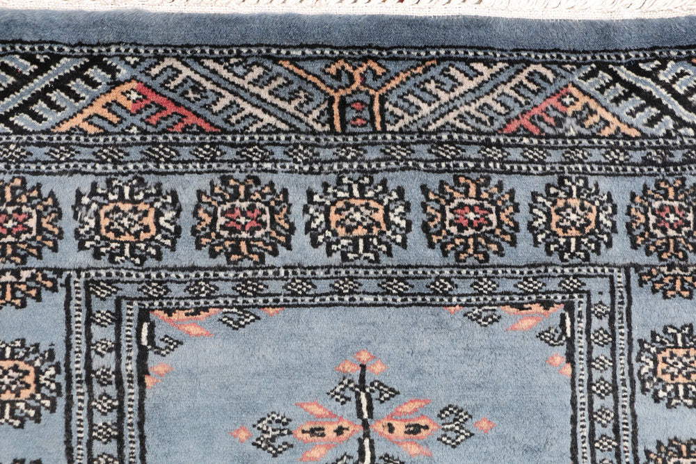 Light Slate Grey Butterfly 2' x 6' 2 - No. 47445 - ALRUG Rug Store