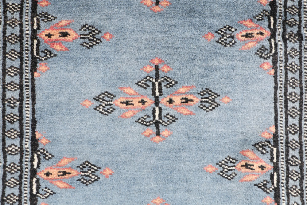 Light Slate Grey Butterfly 2' x 6' 2 - No. 47445 - ALRUG Rug Store
