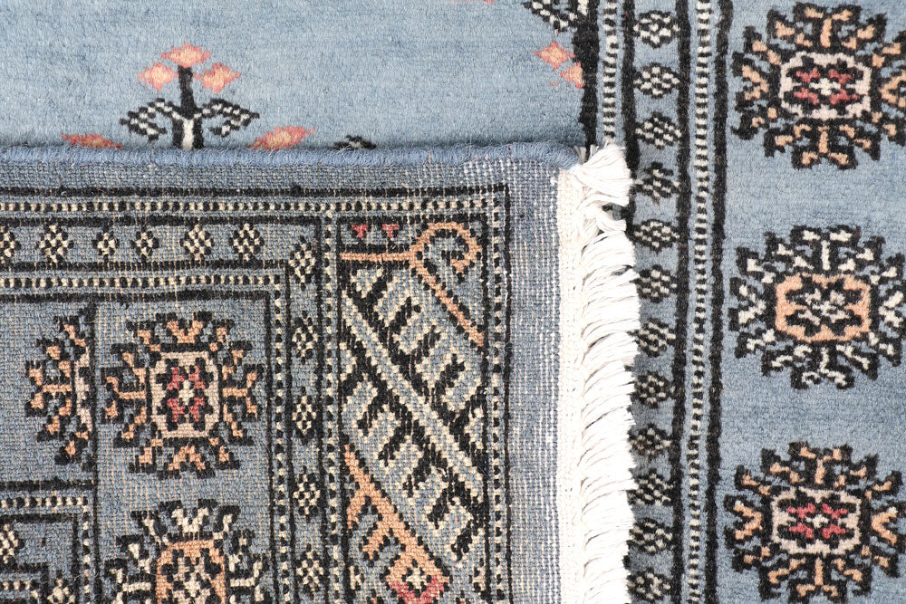 Light Slate Grey Butterfly 2' x 6' 2 - No. 47445 - ALRUG Rug Store