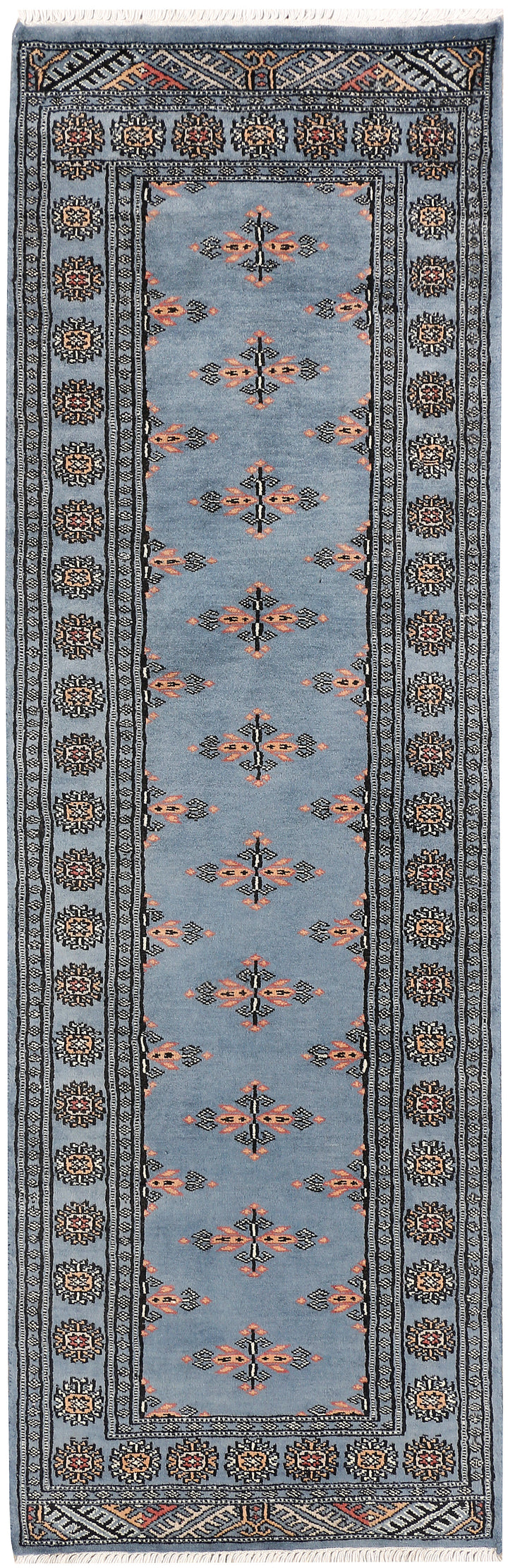Light Slate Grey Butterfly 2' x 6' 2 - No. 47445 - ALRUG Rug Store