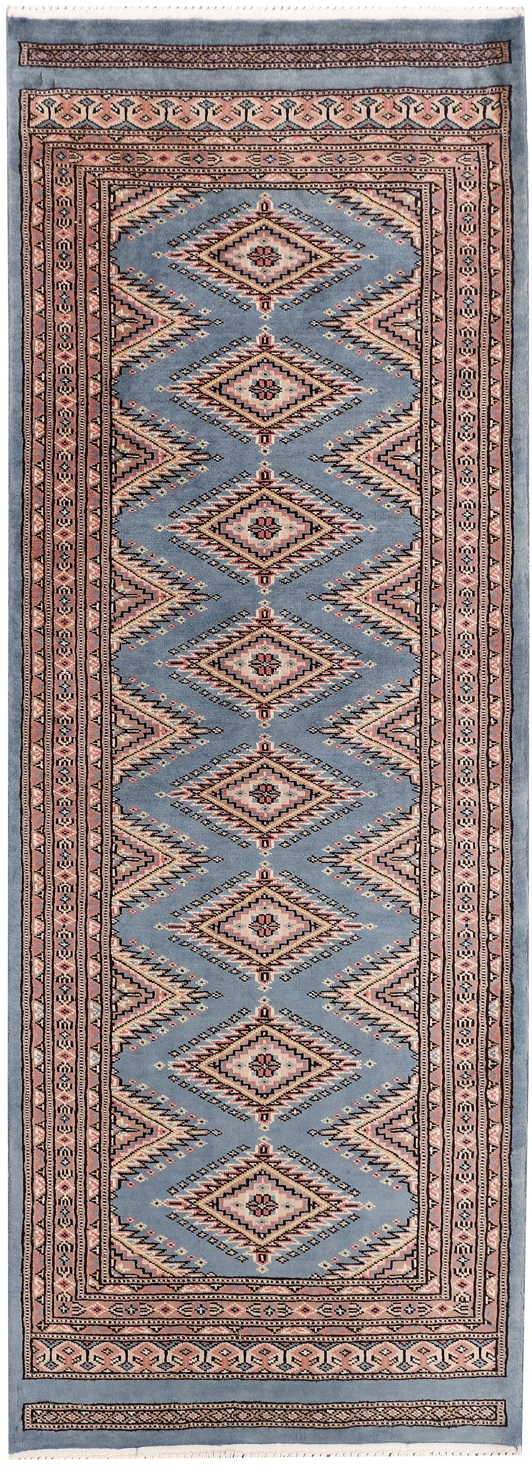 Light Slate Grey Jaldar 2' 2 x 6' - No. 47449 - ALRUG Rug Store