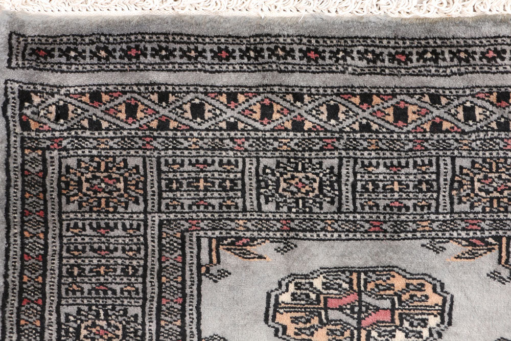 Dark Grey Bokhara 2' x 5' 8 - No. 47454 - ALRUG Rug Store