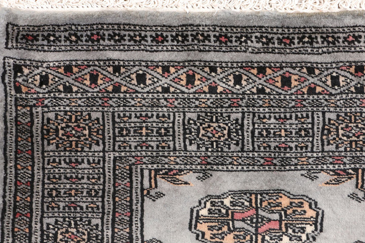 Dark Grey Bokhara 2' x 5' 8 - No. 47454 - ALRUG Rug Store