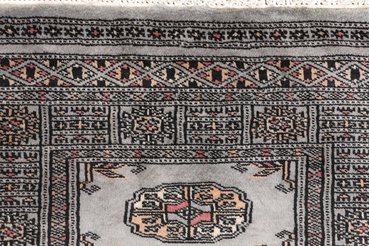 Dark Grey Bokhara 2' x 5' 8 - No. 47454 - ALRUG Rug Store
